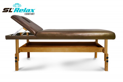 Массажный стол Relax Comfort коричневая кожа